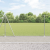 vidaXL Hatszögletű Kerítés 1,2x100 m Horganyzott Acél,  Kerítésoszlopok Alaplemezekkel 13 db Ø32mm 68,5cm Horganyzott Acél