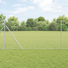 vidaXL Hatszögletű Kerítés 1.2x50 m Horganyzott Acél építőanyag