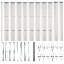 vidaXL Hatszögletű Kerítés 1,5x100 m Horganyzott Acél (3353038) építőanyag