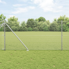 vidaXL hegesztett drótfence 7 cölöppel 1.4x10 m galvanizált acél építőanyag