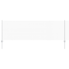 vidaXL Hegesztett Drótkerítés 11 U Oszloppal Ezüst 0.8x25 m Acél (3336357) építőanyag