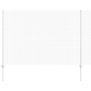 vidaXL Hegesztett Drótkerítés 20 U Oszloppal Ezüst 1.5x50 m Acél (3336408)