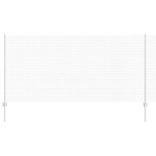 vidaXL Hegesztett Drótkert 44 U Poszttal Ezüst 1.2x50 m Acél (3336400) építőanyag