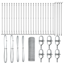 vidaXL Hexagon Kerítés 0,5x50 m Galvanizált Acél (3353822) építőanyag