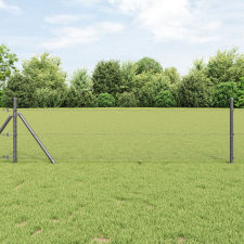 vidaXL Hexagon Kerítés Szürke 0.4x50 m Acél építőanyag