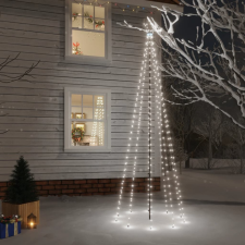 vidaXL Hideg fehér fényű karácsonyfa tüskével 310 LED-del 300 cm műfenyő