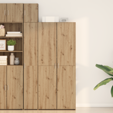 vidaXL Highboard Kézműves tölgy 40x42.5x185 cm MDF bútor
