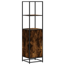 vidaXL Highboard sonoma tölgy 35,5x35x139 cm gépelt fa és fém (849046) bútor