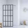 vidaXL homályosított edzett üveg zuhanyfal 118 x 190 cm