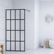 vidaXL homályosított edzett üveg zuhanyfal 90 x 195 cm kád, zuhanykabin