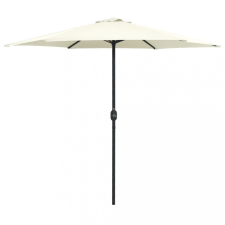 vidaXL Homokfehér kültéri napernyő alumíniumrúddal 270 x 246 cm kerti bútor