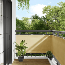 vidaXL homokszínű 100% oxford poliészter erkélyparaván 75 x 300 cm kerti bútor