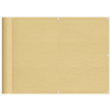 vidaXL homokszínű 100% oxford poliészter erkélyparaván 75 x 400 cm (4000022)