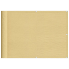 vidaXL homokszínű 100% oxford poliészter erkélyparaván 75 x 800 cm (4000026) kerti bútor