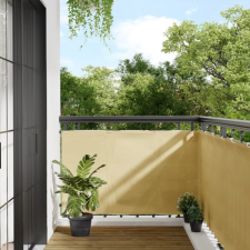 vidaXL Homokszínű 100% oxford poliészter erkélyparaván 90 x 300 cm kerti bútor