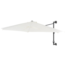 vidaXL homokszínű falra szerelhető napernyő fémrúddal, 300 cm kerti bútor