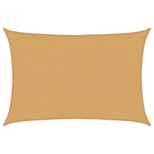vidaXL homokszínű négyszögletű HDPE napvitorla 160 g/m² 5x7 m kerti bútor