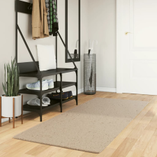 vidaXL homokszínű rövid szálú puha és mosható szőnyeg 80 x 200 cm lakástextília