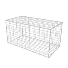 vidaXL horganyzott acél gabion kosár 100 x 50 x 50 cm (142549) építőanyag