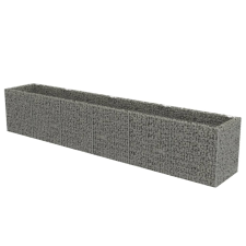 vidaXL horganyzott acél gabion magaságyás 540 x 90 x 100 cm (143554) kerti tárolás