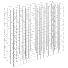 vidaXL horganyzott acél gabion magaságyás 90 x 30 x 90 cm (145631) kerti tárolás