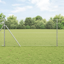 vidaXL Horganyzott Drótkerítés 13 Oszloppal 1x50 m Horganyzott Acél építőanyag