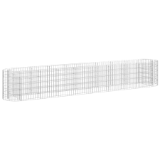 vidaXL horganyzott vas gabion magaságyás 330 x 50 x 50 cm (152027) kerti tárolás