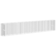 vidaXL horganyzott vas gabion magaságyás 540x50x100 cm (152038) kerti tárolás