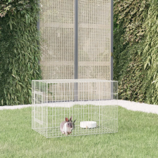 vidaXL horganyzott vas nyúlketrec 78 x 54 x 54 cm ketrec, szállítóbox rágcsálóknak