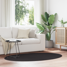 vidaXL Huarte szőnyeg, fekete, 100x200 cm, ovális lakástextília