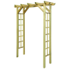 vidaXL Impregnált fa pergola / rózsaív 150 x 50 200 cm