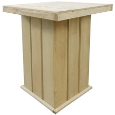 vidaXL impregnált fenyőfa bárasztal 75 x 75 x 110 cm kerti bútor