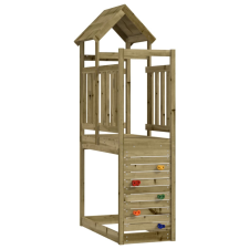vidaXL impregnált fenyőfa játszótorony mászófallal 53 x 110,5 x 214 cm játszótér