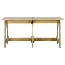 vidaXL impregnált fenyőfa kerti asztal 160 x 74 x 75 cm (318404) kerti bútor