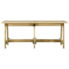 vidaXL impregnált fenyőfa kerti asztal 220 x 74 x 75 cm (318405) kerti bútor