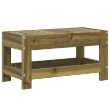 vidaXL impregnált fenyőfa kerti lábtartó 62 x 30 x 32 cm (844897) kerti bútor