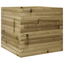 vidaXL impregnált fenyőfa kerti virágláda 50x50x45,5 cm kerti tárolás