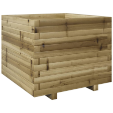 vidaXL impregnált fenyőfa kerti virágláda 60 x 60 x 49,5 cm kerti tárolás