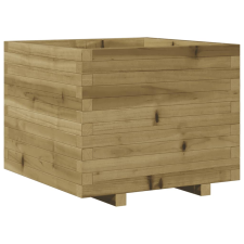 vidaXL impregnált fenyőfa kerti virágláda 60 x 60 x 49,5 cm kerti tárolás