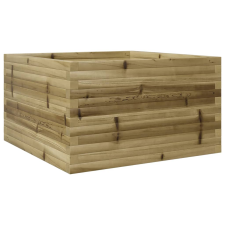 vidaXL impregnált fenyőfa kerti virágláda 80x80x46cm kerti tárolás