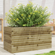 vidaXL impregnált fenyőfa kerti virágláda 90 x 40 x 45,5 cm kerti tárolás