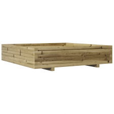 vidaXL impregnált fenyőfa kerti virágtartó 110x110x26,5 cm kerti tárolás