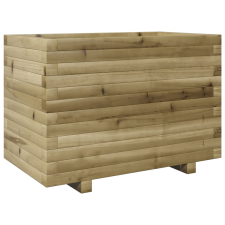 vidaXL impregnált fenyőfa kerti virágtartó 70 x 40 x 49,5 cm kerti tárolás