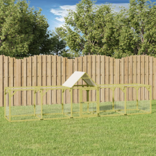 vidaXL impregnált tömör fenyőfa tyúkól 500 x 100 x 150 cm haszonállat felszerelés