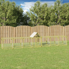 vidaXL Impregnált tömör fenyőfa tyúkól 700 x 100 x 150 cm haszonállat felszerelés