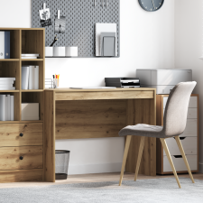 vidaXL Íróasztal Mester Kőris MDF 100 x 50 x 76 cm Egyszerű íróasztal