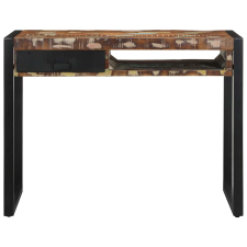 vidaXL íróasztal többszínű 100x50x75 cm tömörfa, újrahasznosított fa (4015932) íróasztal