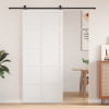 vidaXL Istállóajtó Fehér 80 x 210 cm Tömör fenyőfa