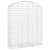 vidaXL íves horganyzott vas gabion kosár 150x50x180/200 cm (153459)