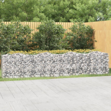 vidaXL íves horganyzott vas gabion magaságyás 400x50x100 cm kerti dekoráció